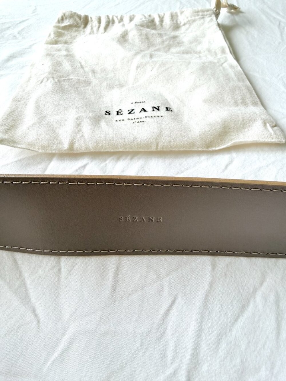 Sézane Artemis Belt - Beige - Picture 7 of 11